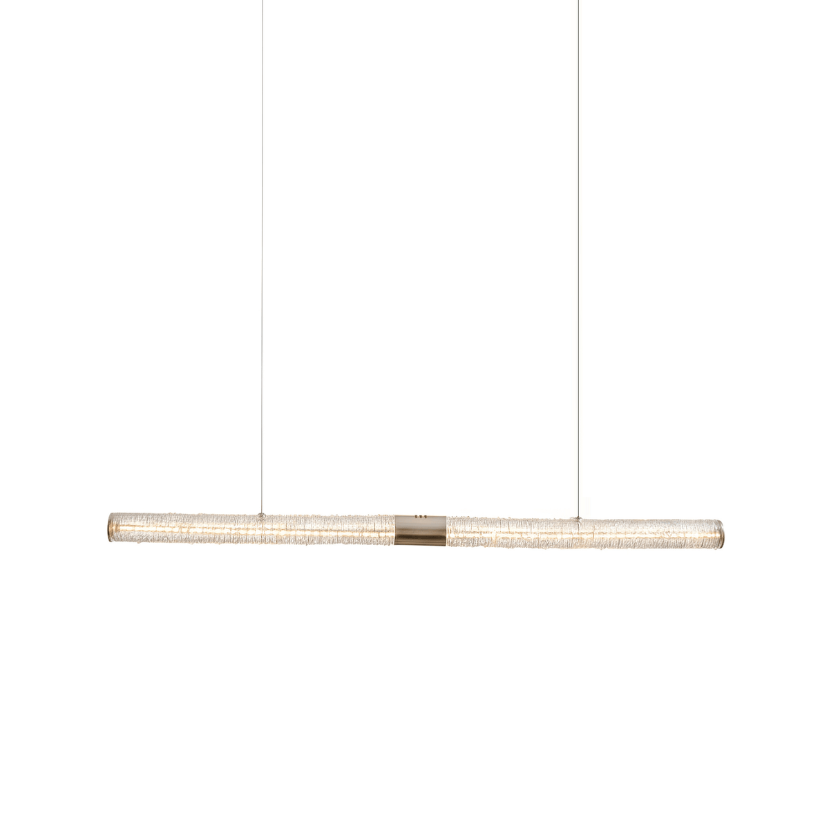 Luxelielle lámpara colgante Stream lineal de cristal