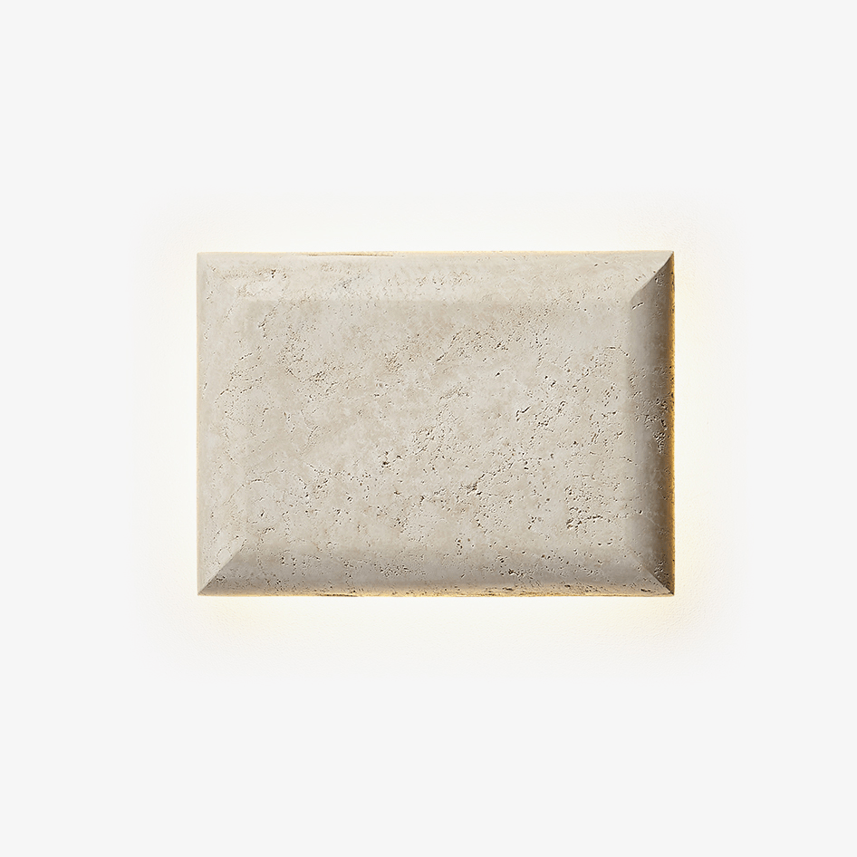 Mesarra aplique de pared en travertino
