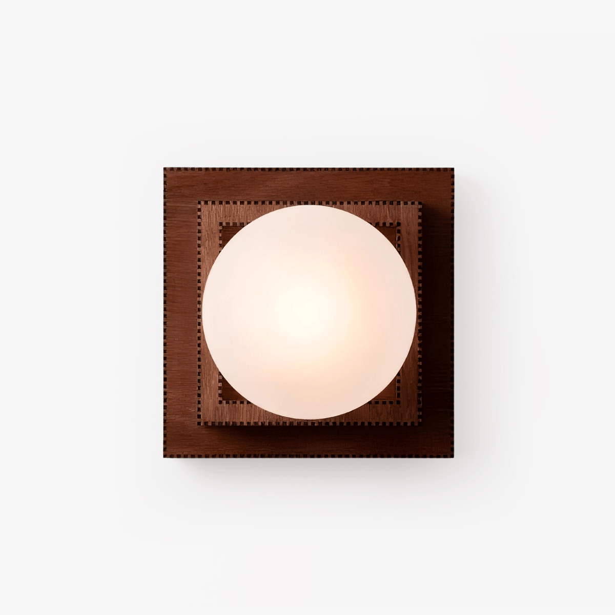 Luna aplique de pared con globos de madera esfera