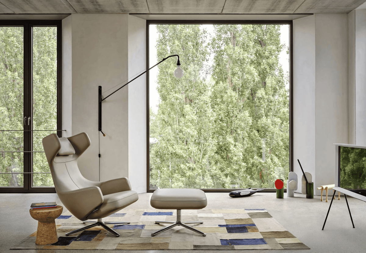 Aplique de pared negro con brazo extensible