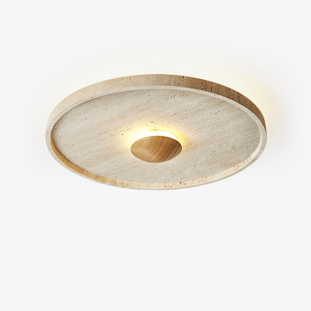 Gino lámpara de techo aplique de pared travertino amarillo Halo