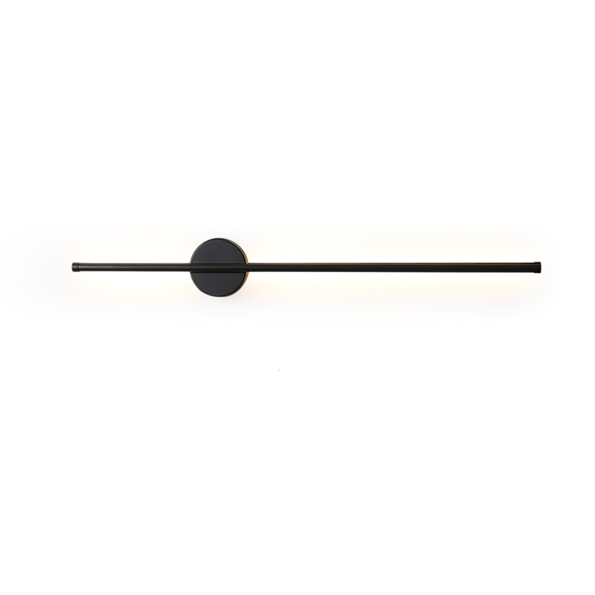 Fral aplique de pared negro con cable recargable y control táctil