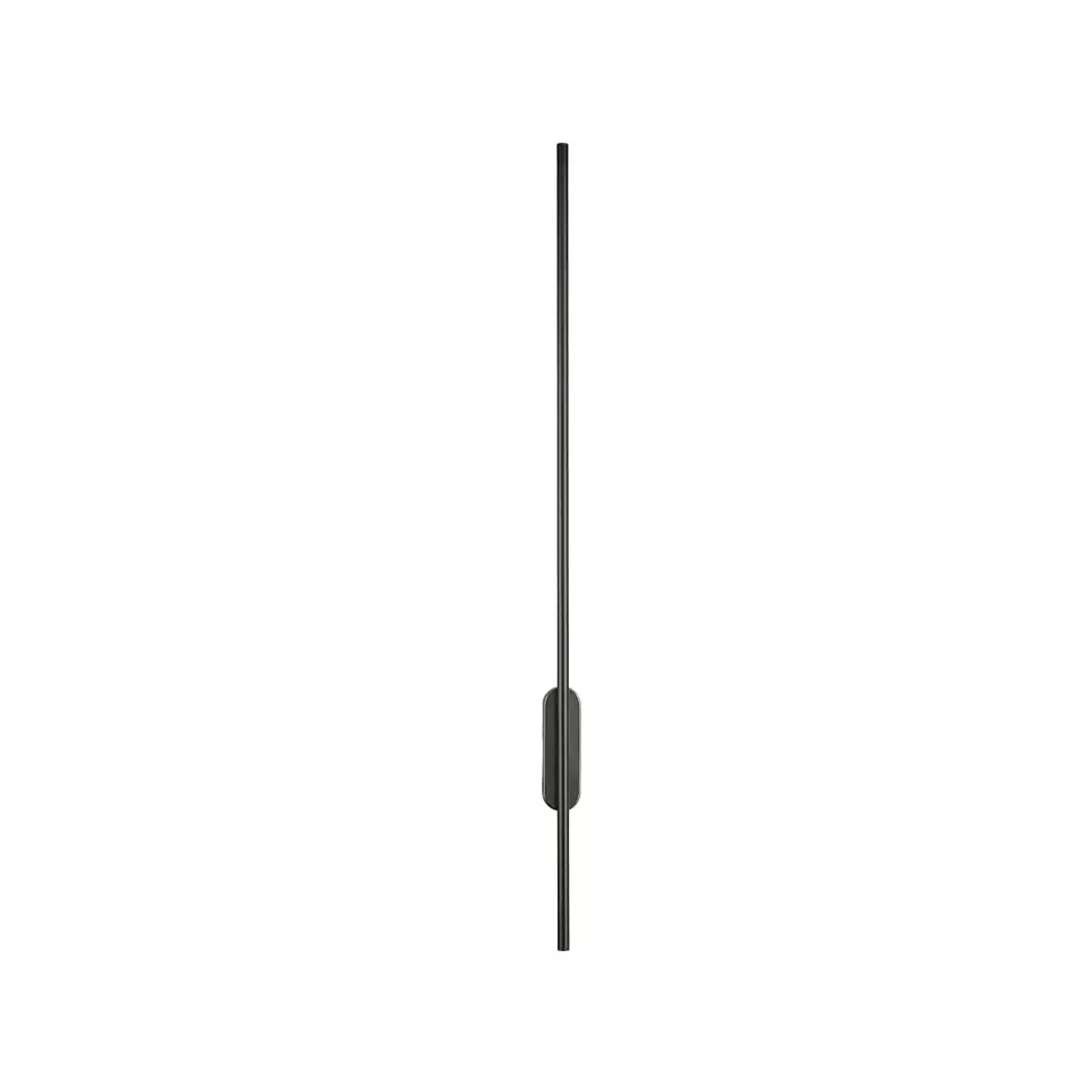 Nomk aplique de pared negro recargable lineal