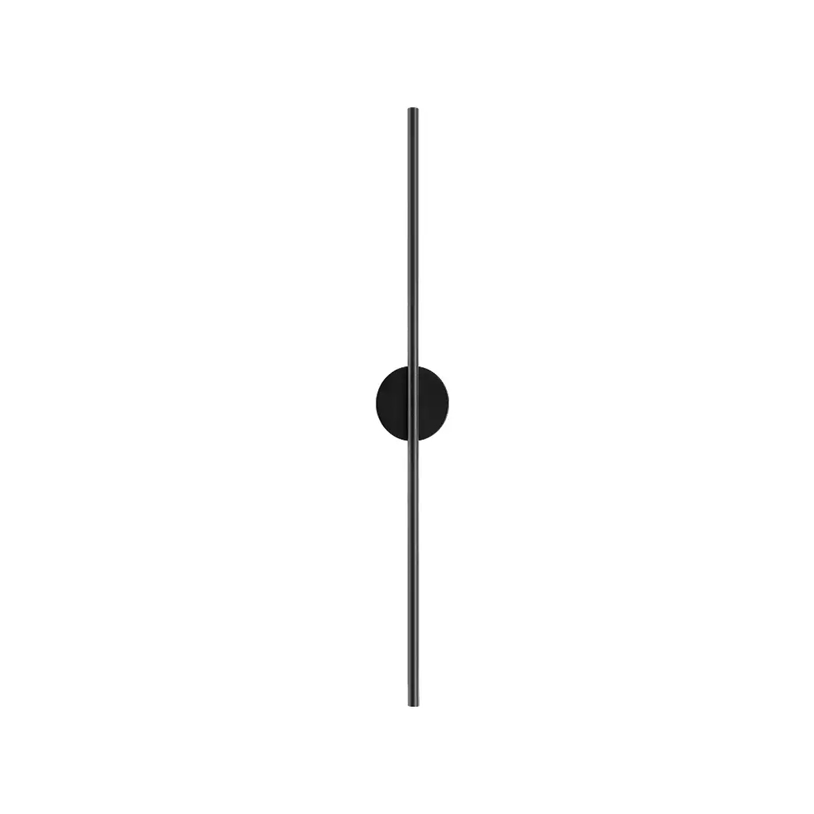 Nomk aplique de pared negro recargable lineal