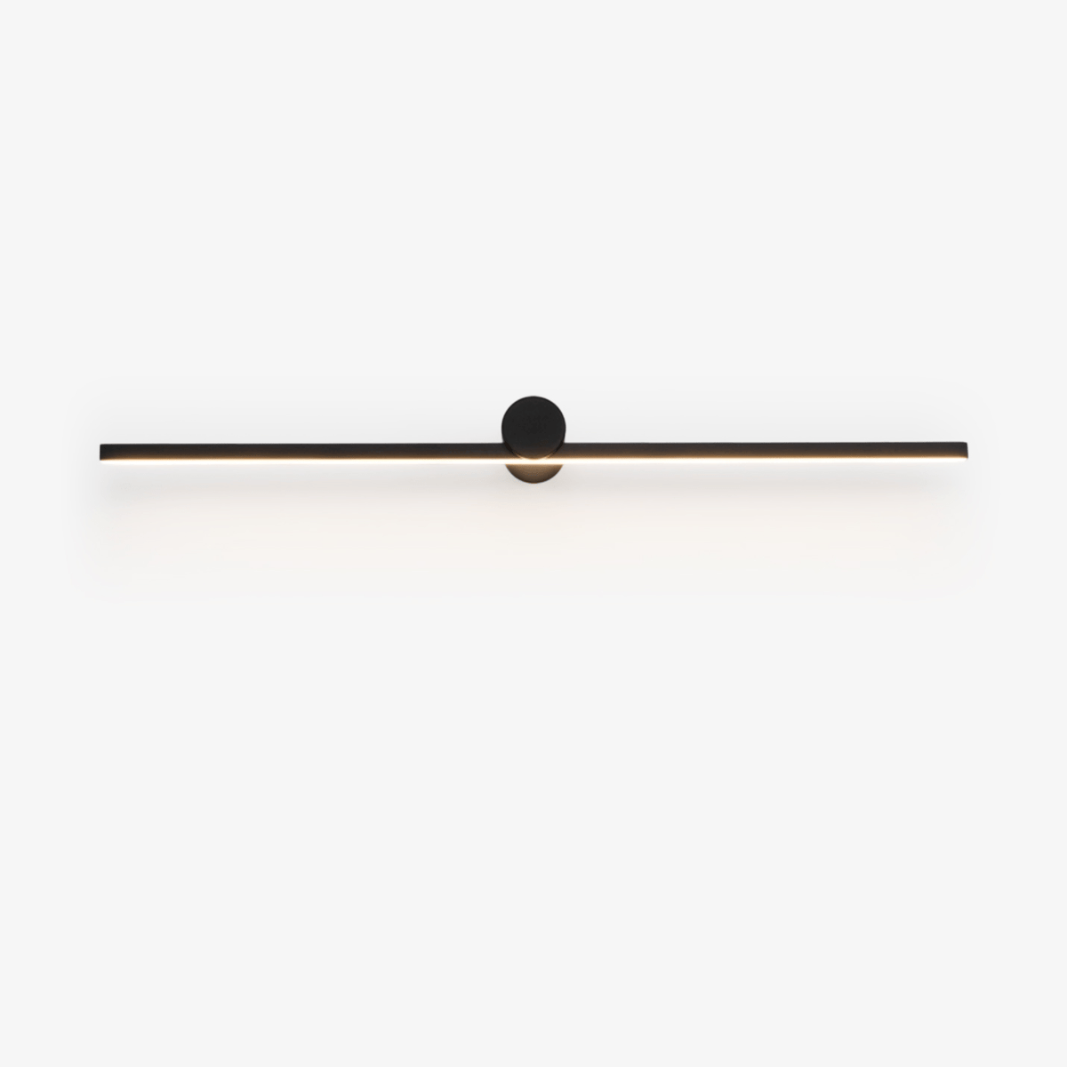Kylb aplique de pared negro recargable delgado