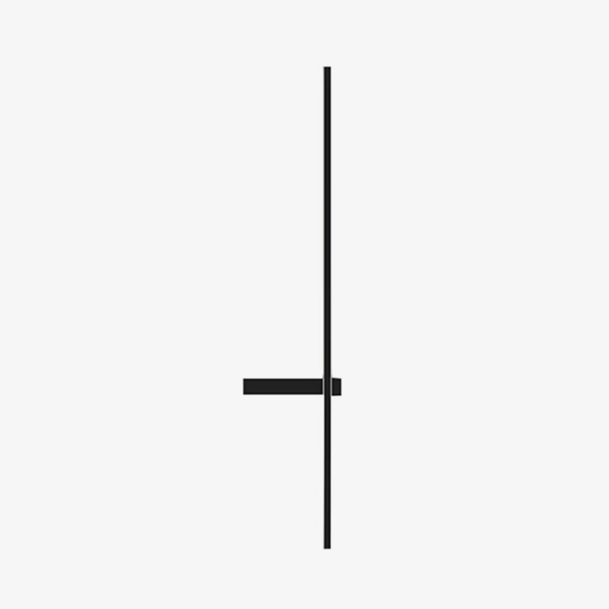 Mesv aplique de pared lineal recargable negro