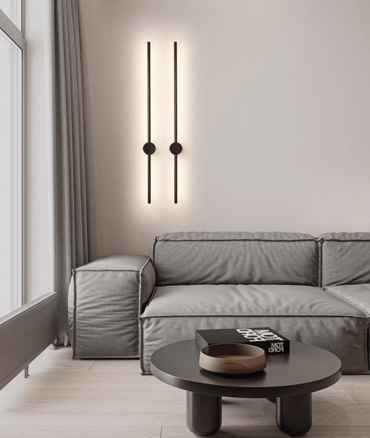Nestx aplique de pared en latón