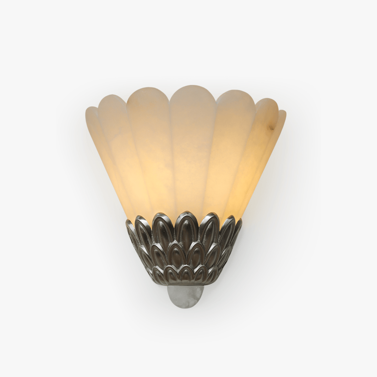Marbe aplique de pared Vintage alabastro con pétal