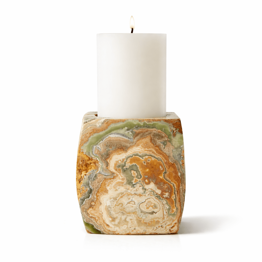 Orson Soporte de velas Onyx