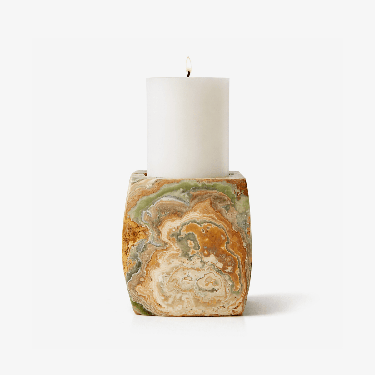 Orson Soporte de velas Onyx