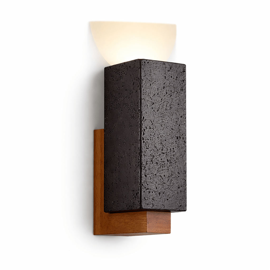Viraanira aplique de pared de brillo obsidiana
