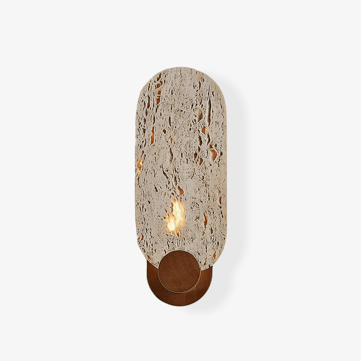 Sereneria aplique de pared travertino