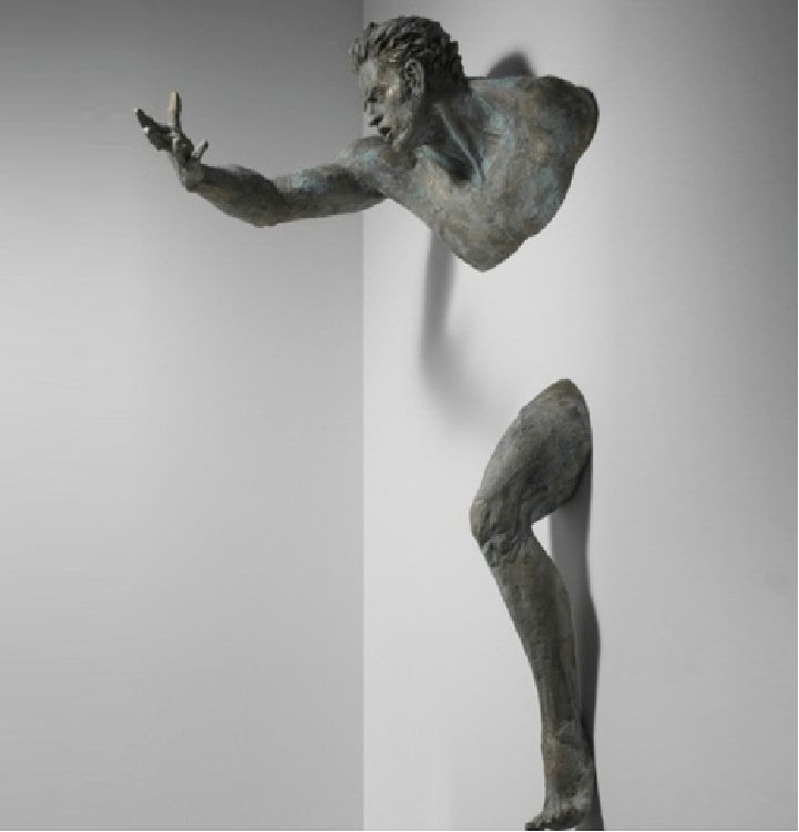 Morvayne Escultura de pared de la colección Esculturas Dinámicas Humanas