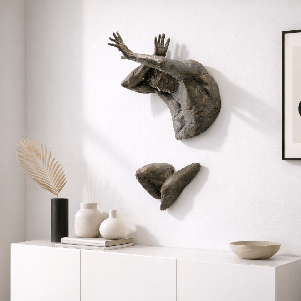 Morvayne Escultura de pared de la colección Esculturas Dinámicas Humanas