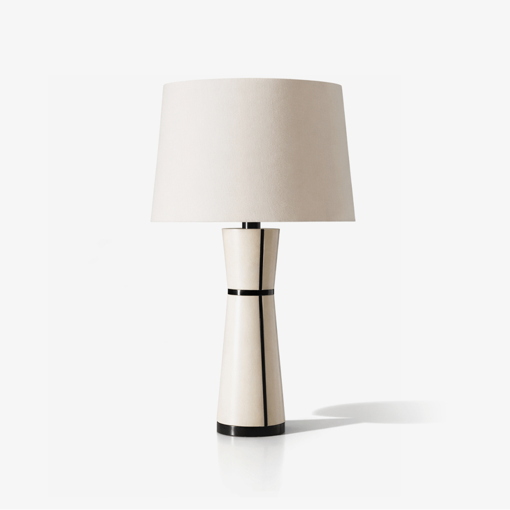 Mireria lámpara de mesa de cuero