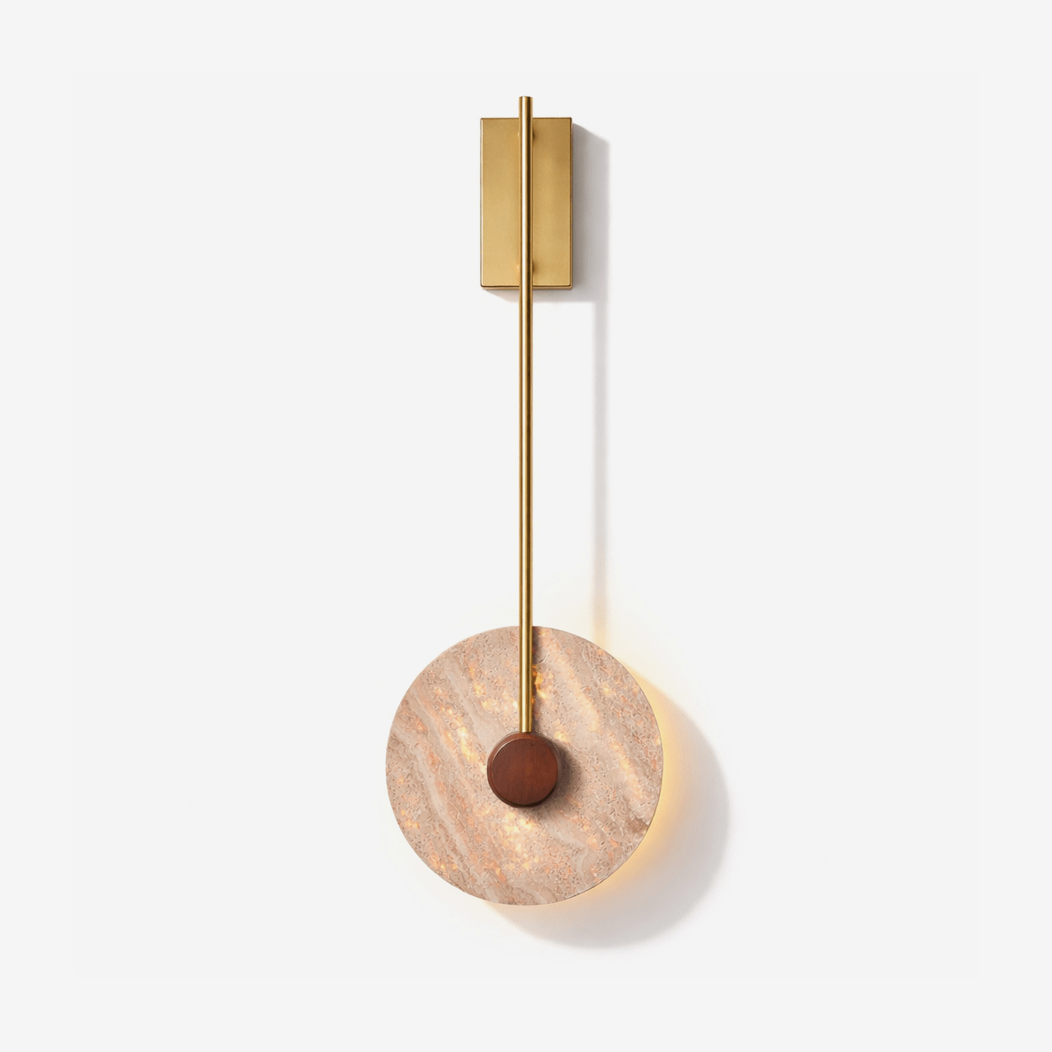 Solven aplique de pared travertino