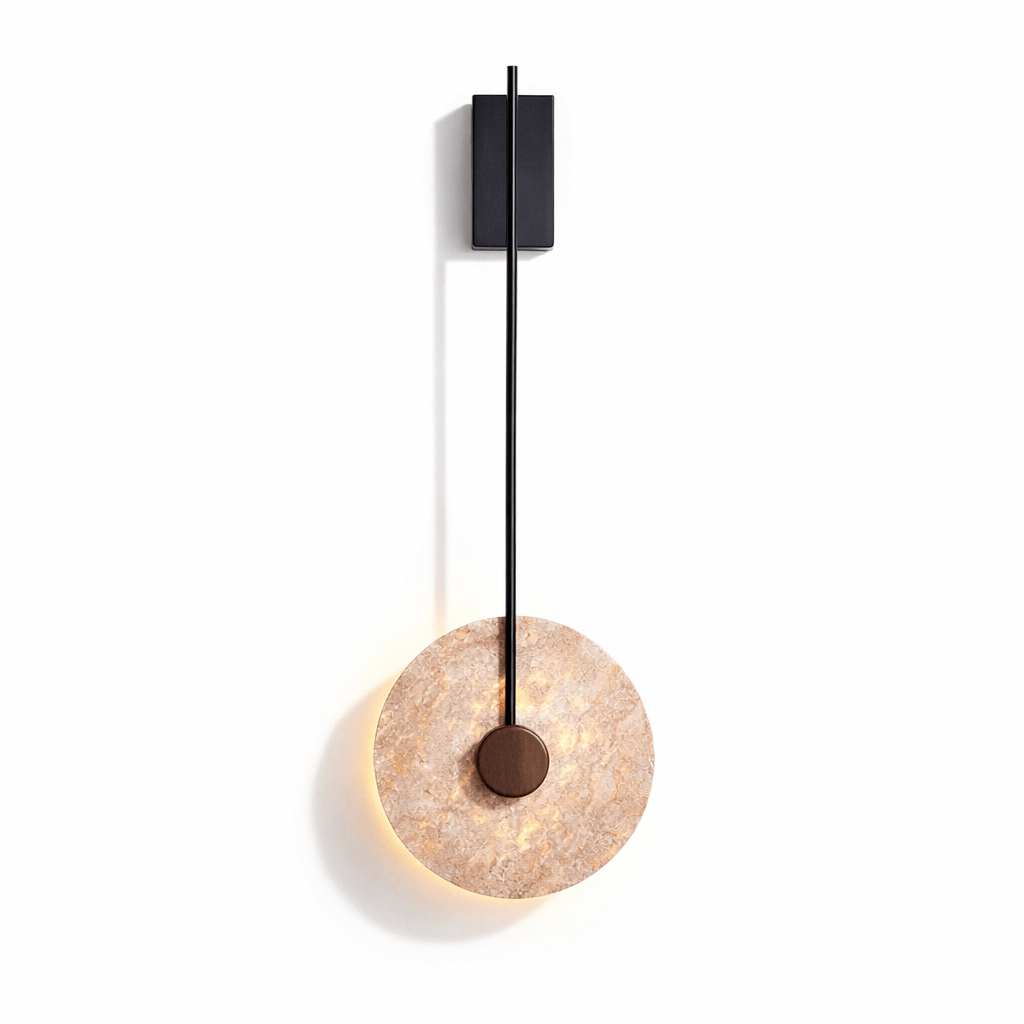 Solven aplique de pared travertino