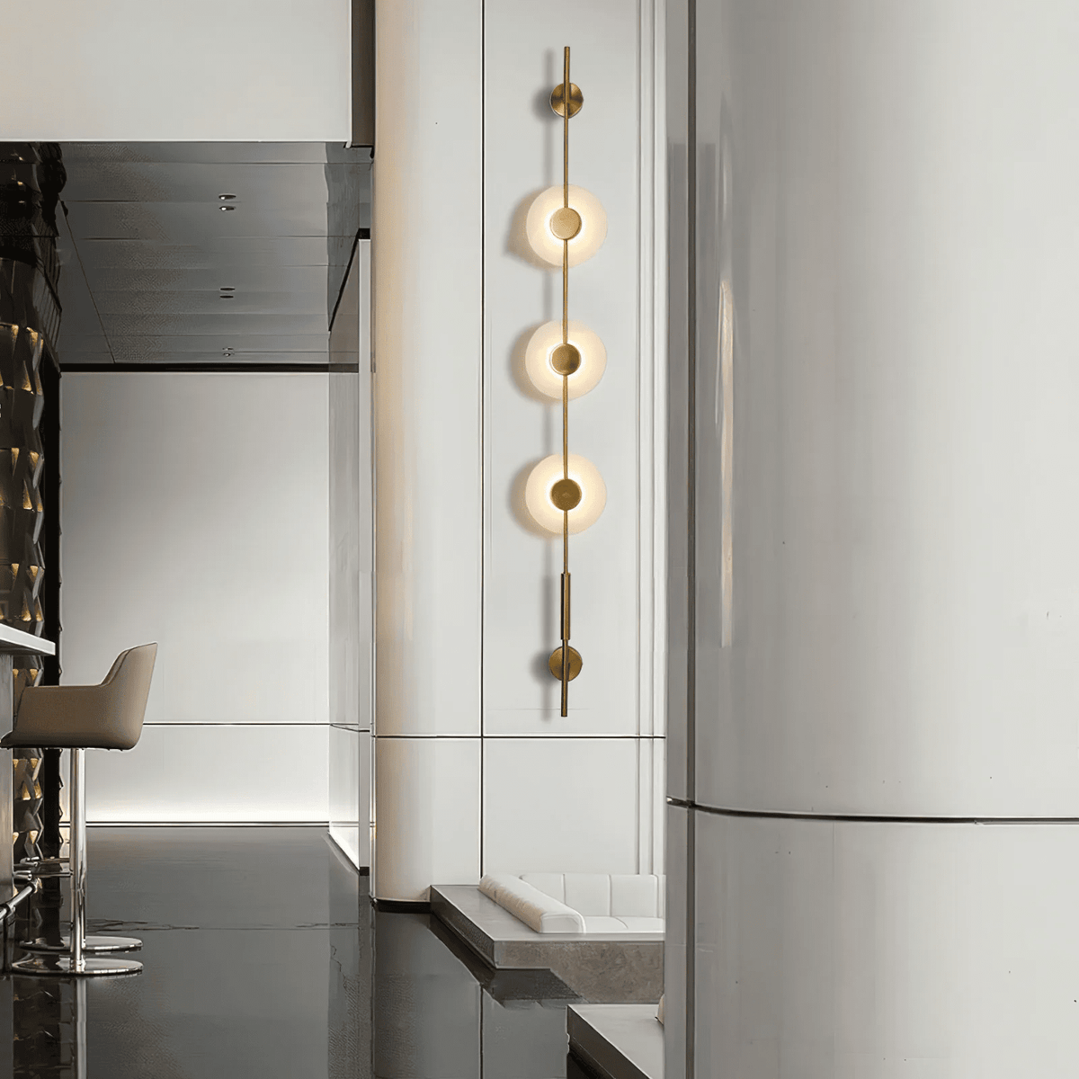Neron aplique de pared vertical alabastro