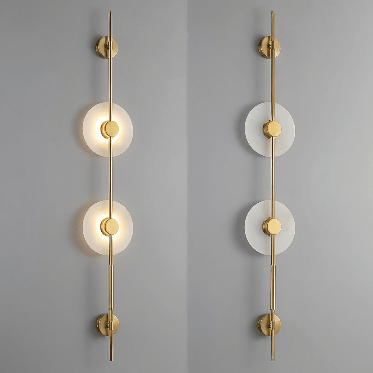 Neron aplique de pared vertical alabastro