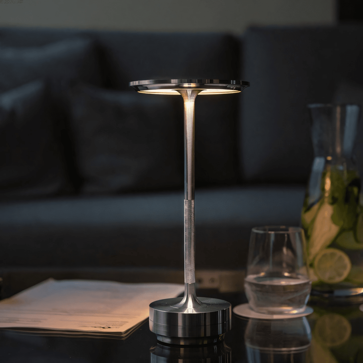 Solvane lámpara de mesa recargable