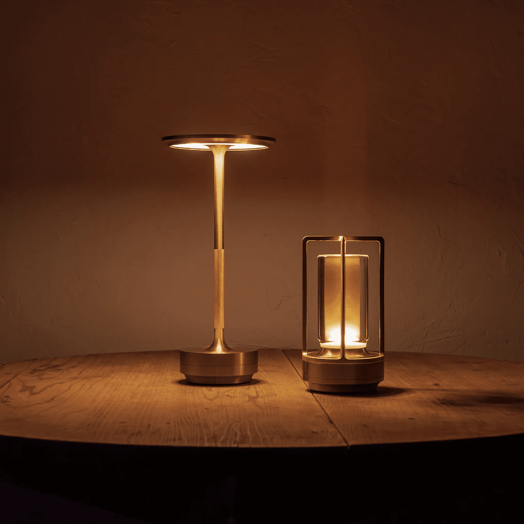 Solvane lámpara de mesa recargable