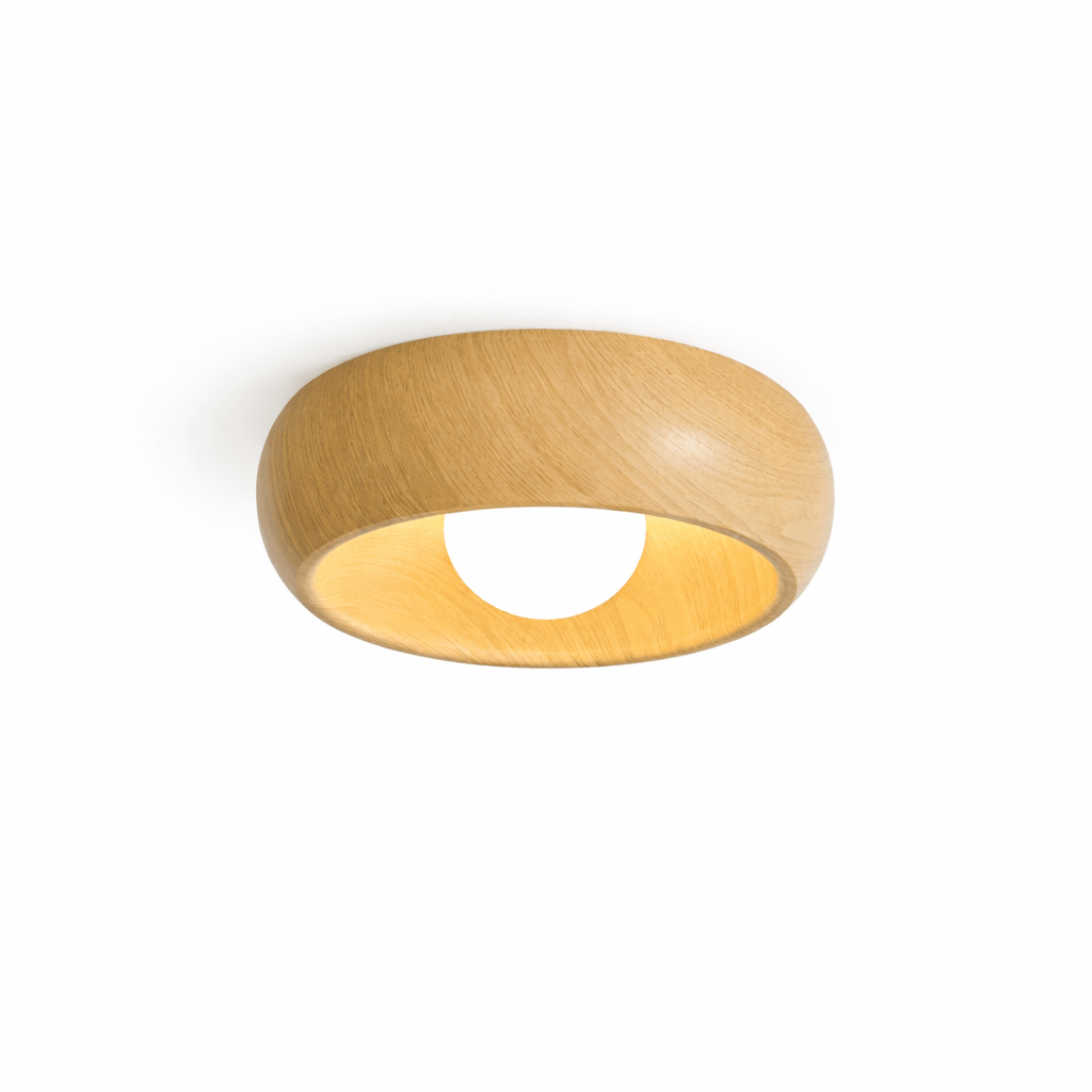 Keldrow lámpara de techo Arboris con anillo circular