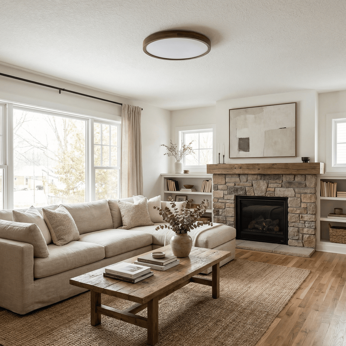 Elaoria lámpara de techo Soft Edge