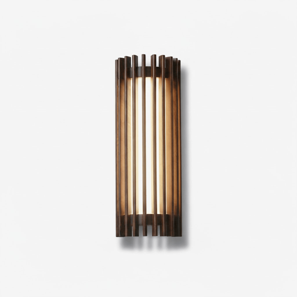 Renarenne aplique de pared lineal con listones verticales