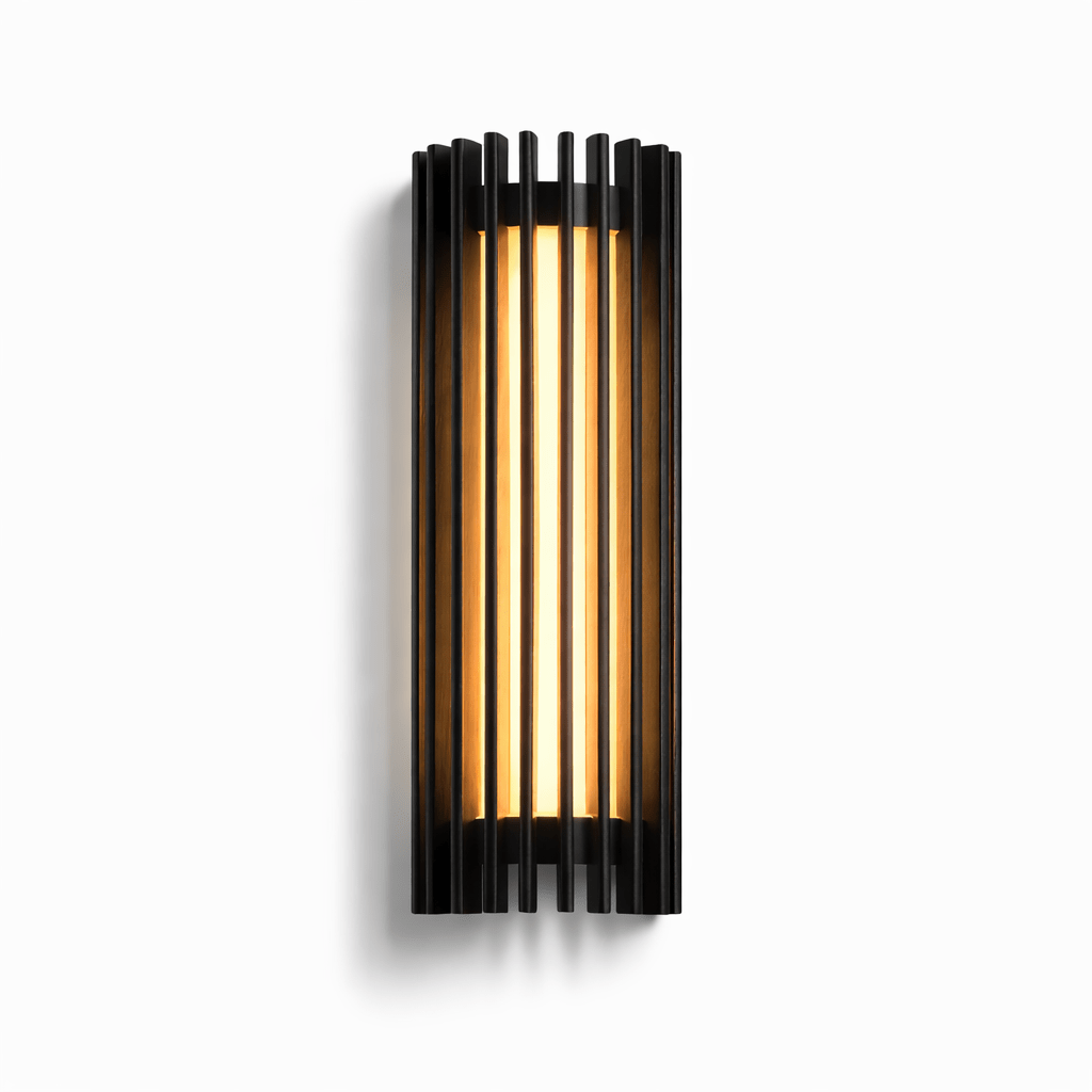 Renarenne aplique de pared lineal con listones verticales