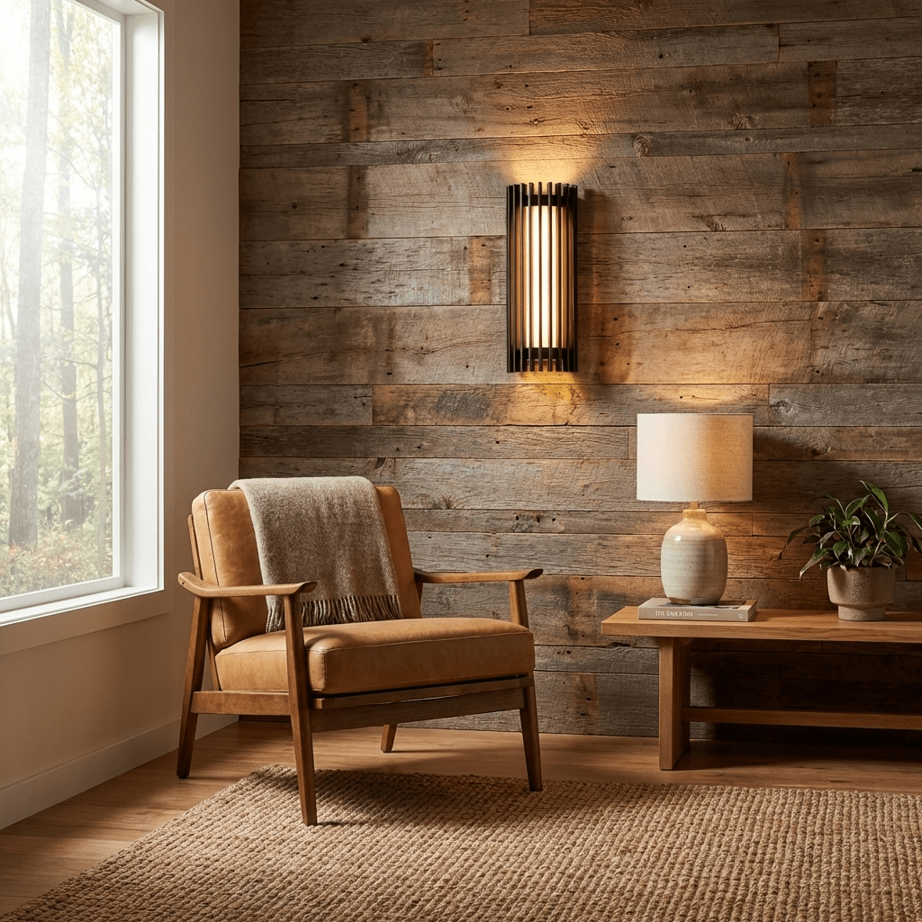 Renarenne aplique de pared lineal con listones verticales