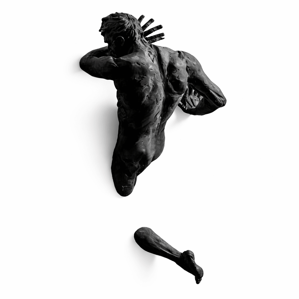 Morvayne Escultura de pared de la colección Esculturas Dinámicas Humanas