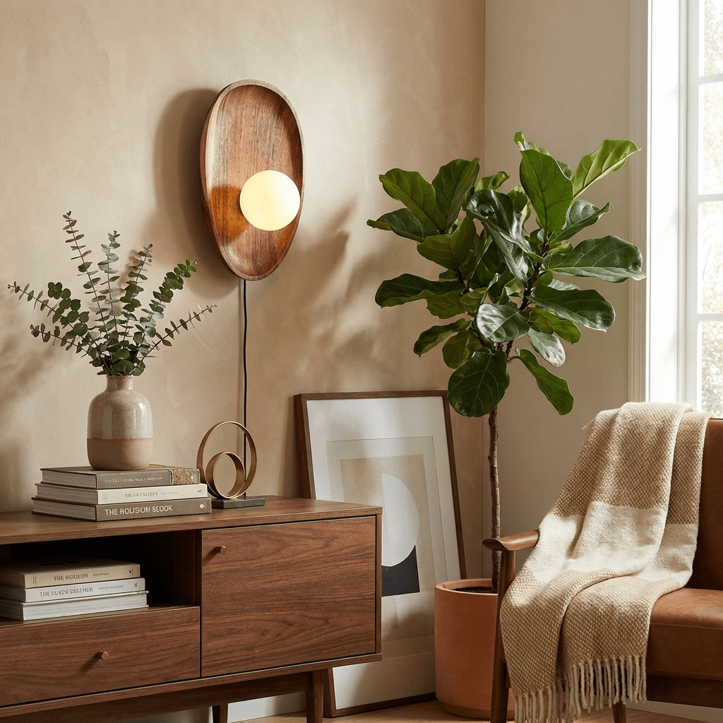 Bravyn aplique de pared con enchufe enchufable