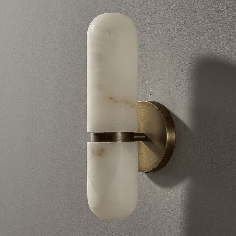 Ismerie aplique de pared alabastro Capsule