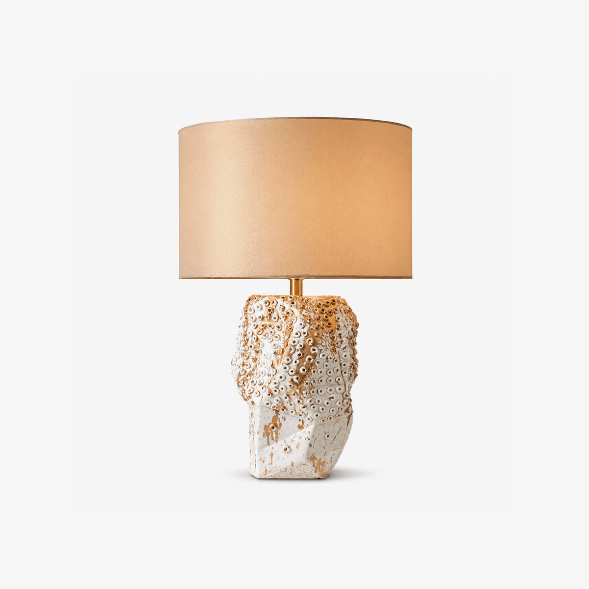 Ostreya lámpara de mesa con textura coral en cerámica