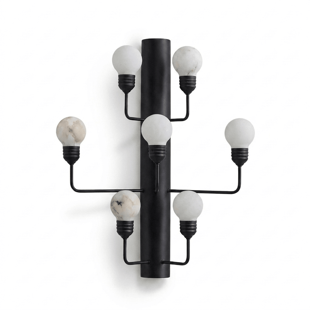 Albelina aplique de pared alabastro Globo