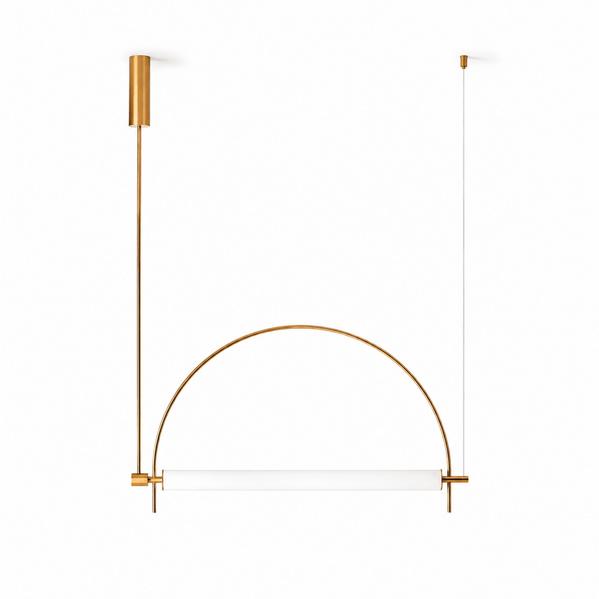 Arched lámpara de araña lineal con LED