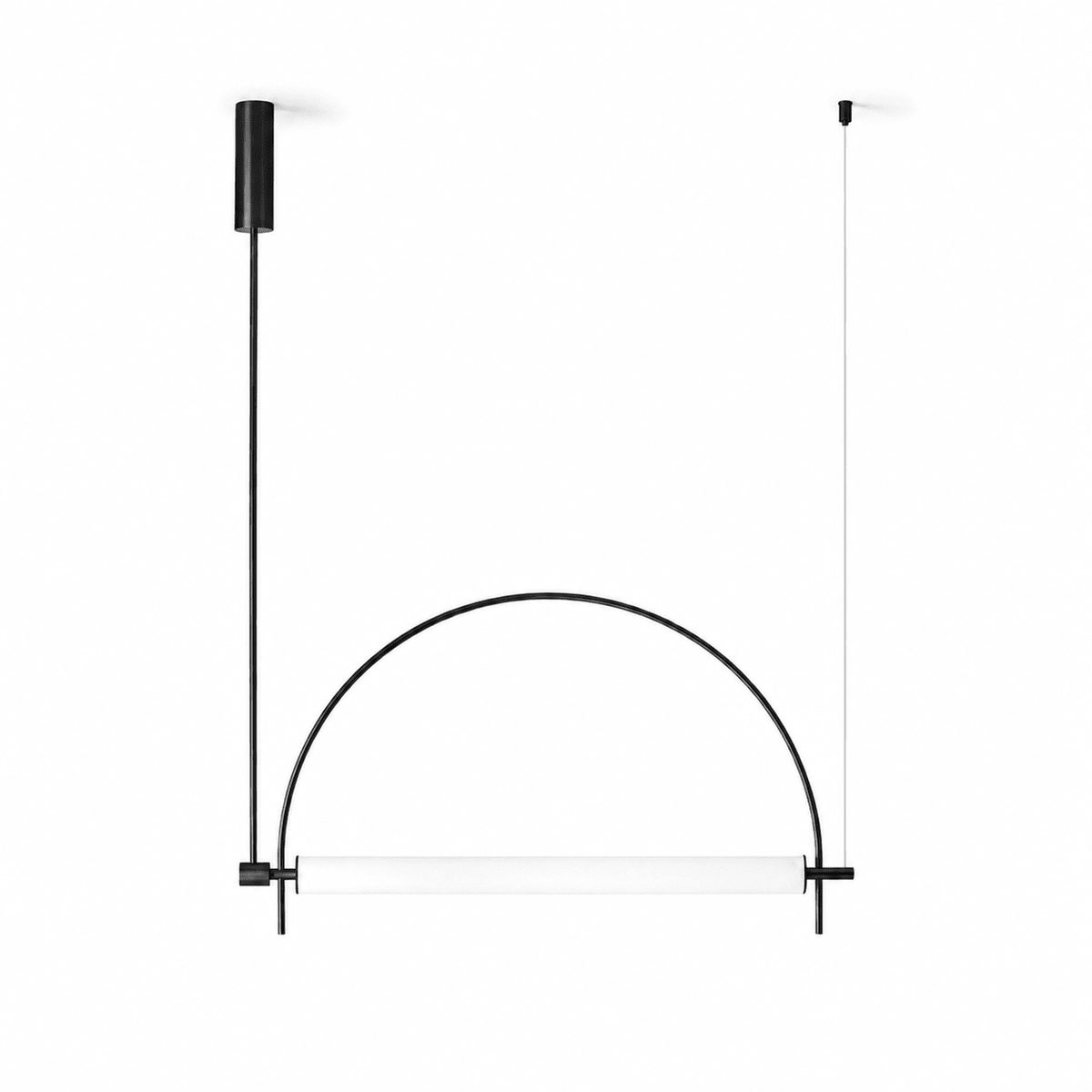 Arched lámpara de araña lineal con LED