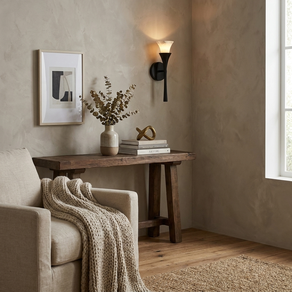 Kestleigh Aplique de pared de alabastro