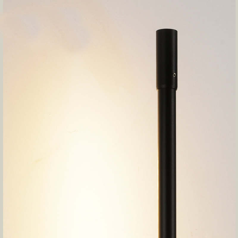 Arisha Minimalita Lineal Metal LED Aplique de Pared Negro