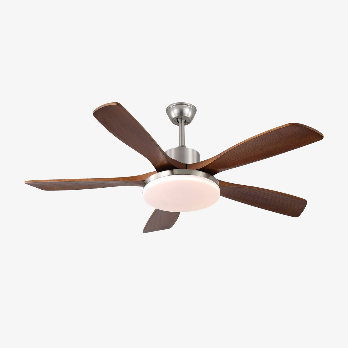 Alduira ventilador de techo con luz moderno de madera