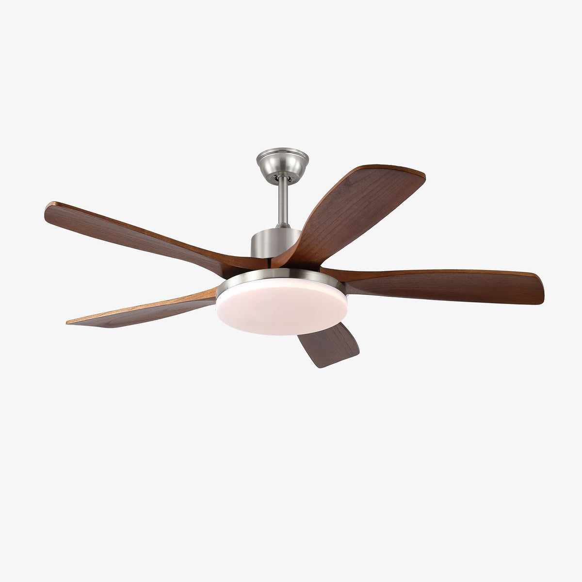 Alduira ventilador de techo con luz moderno de madera