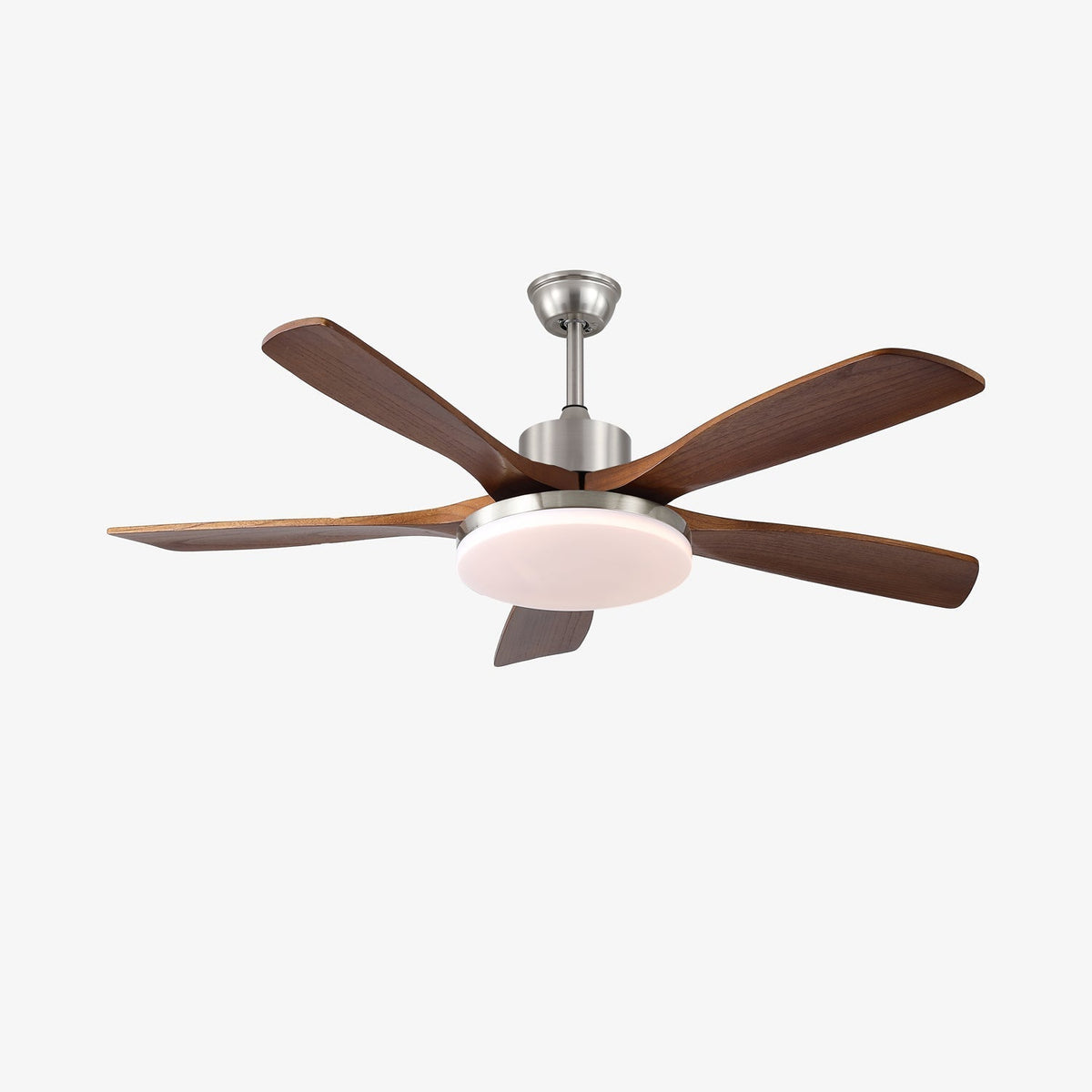 Alduira ventilador de techo con luz moderno de madera