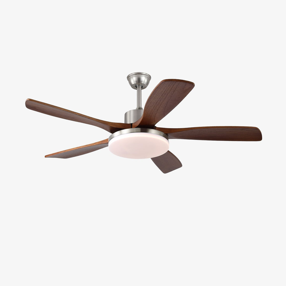 Alduira ventilador de techo con luz moderno de madera
