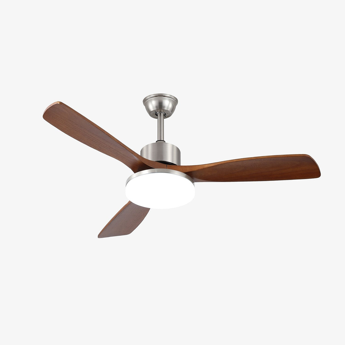 Alduira ventilador de techo con luz moderno de madera