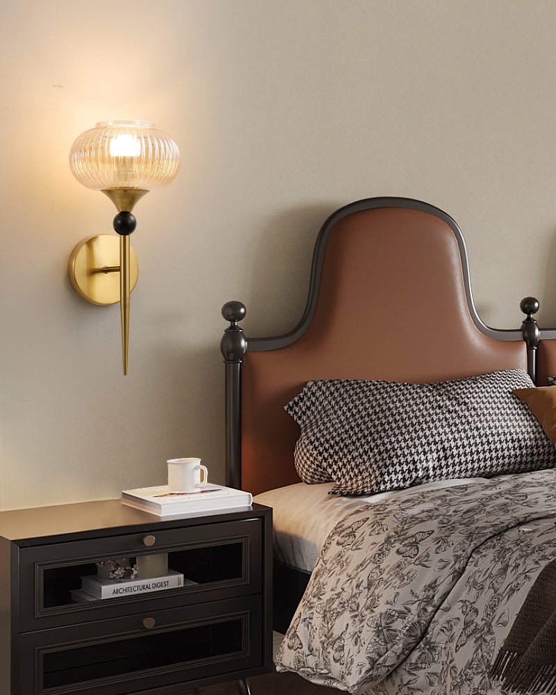 Thyr aplique de pared con relieve