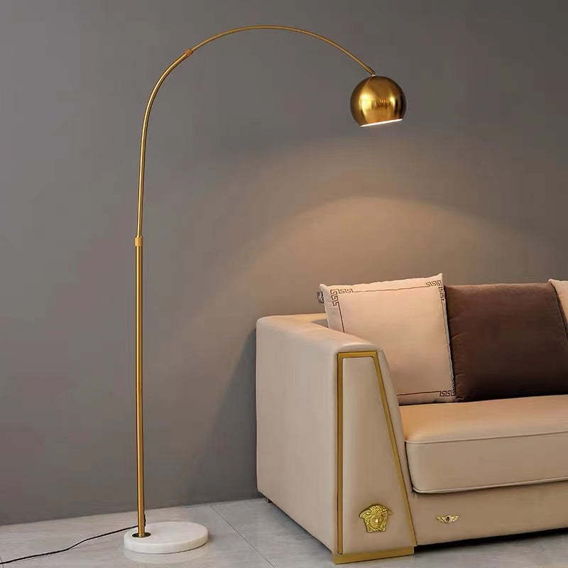 Mira Moderno Geométrico Metal LED Lámpara de Pie Amarillo/Negro/Azul