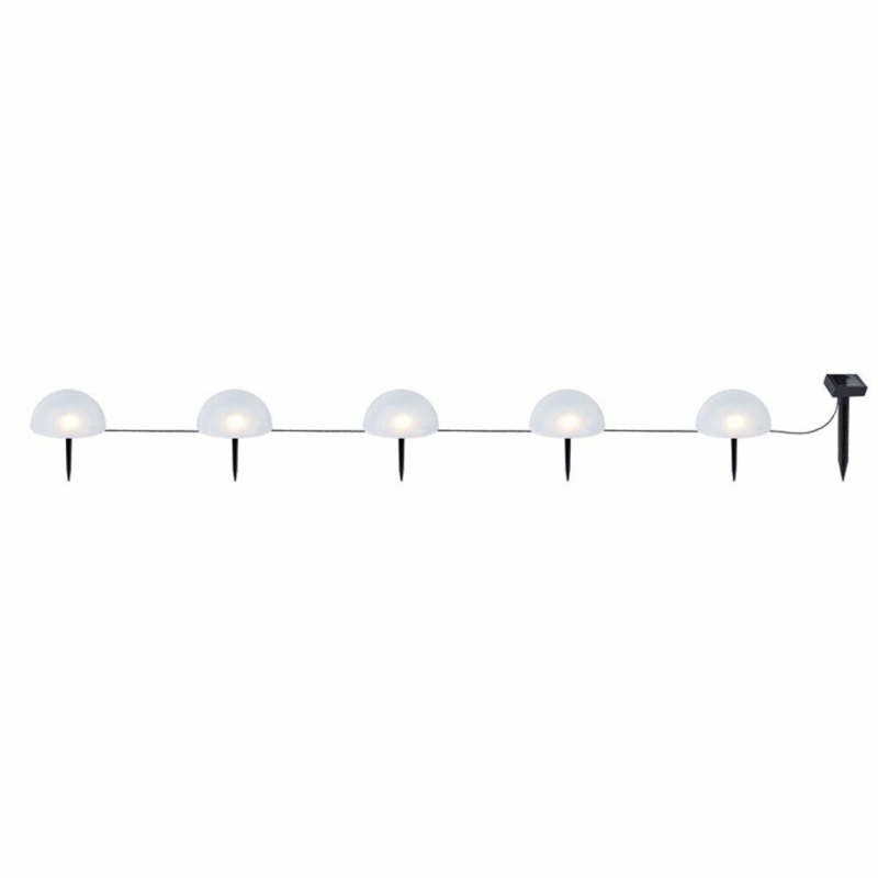 Mira Moderna MInimalista Semicircular Acrílico LED Lámpara de Pie Exterior Blanca