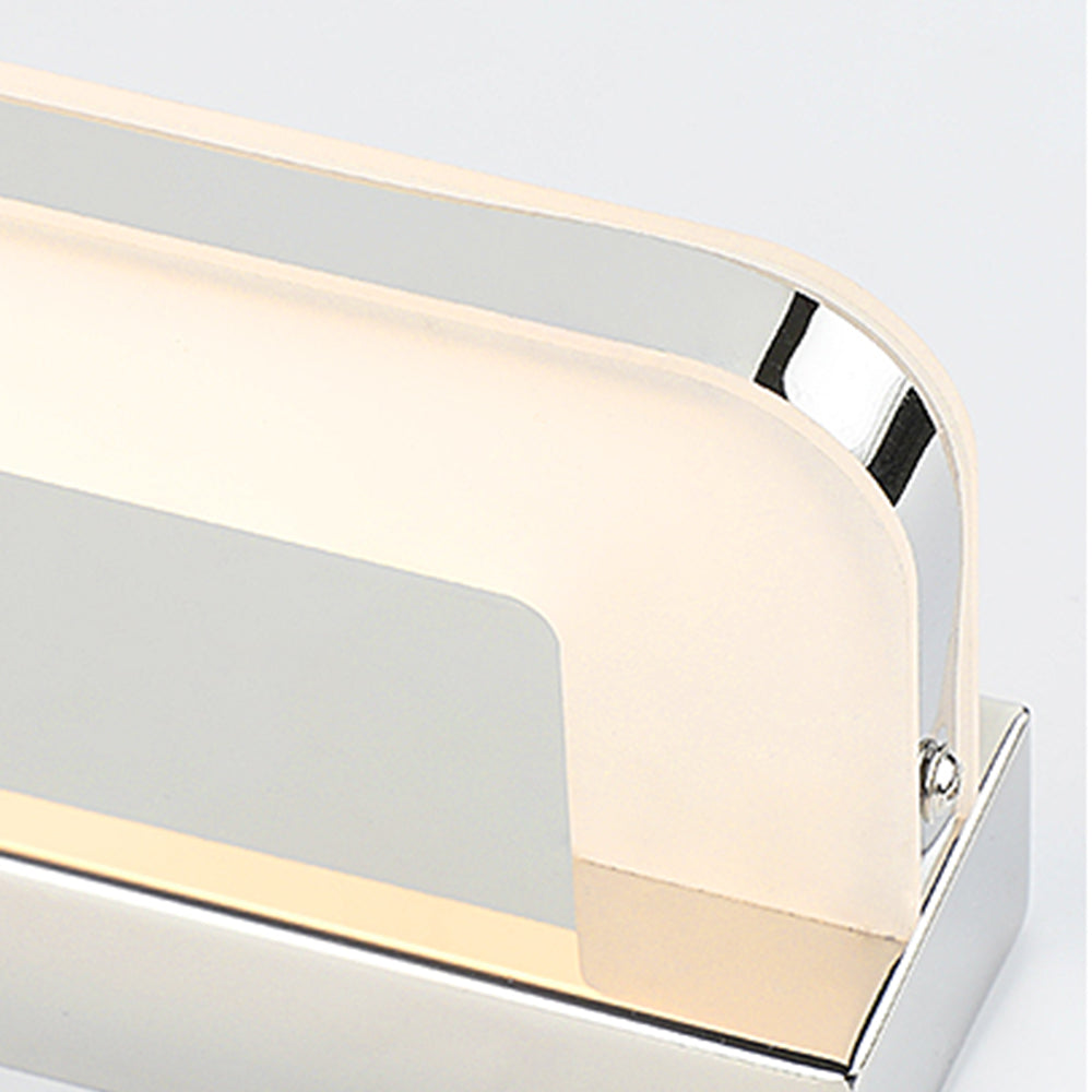 Arisha Nordico Lineal Metal Aplique de Pared Negro/Cromo
