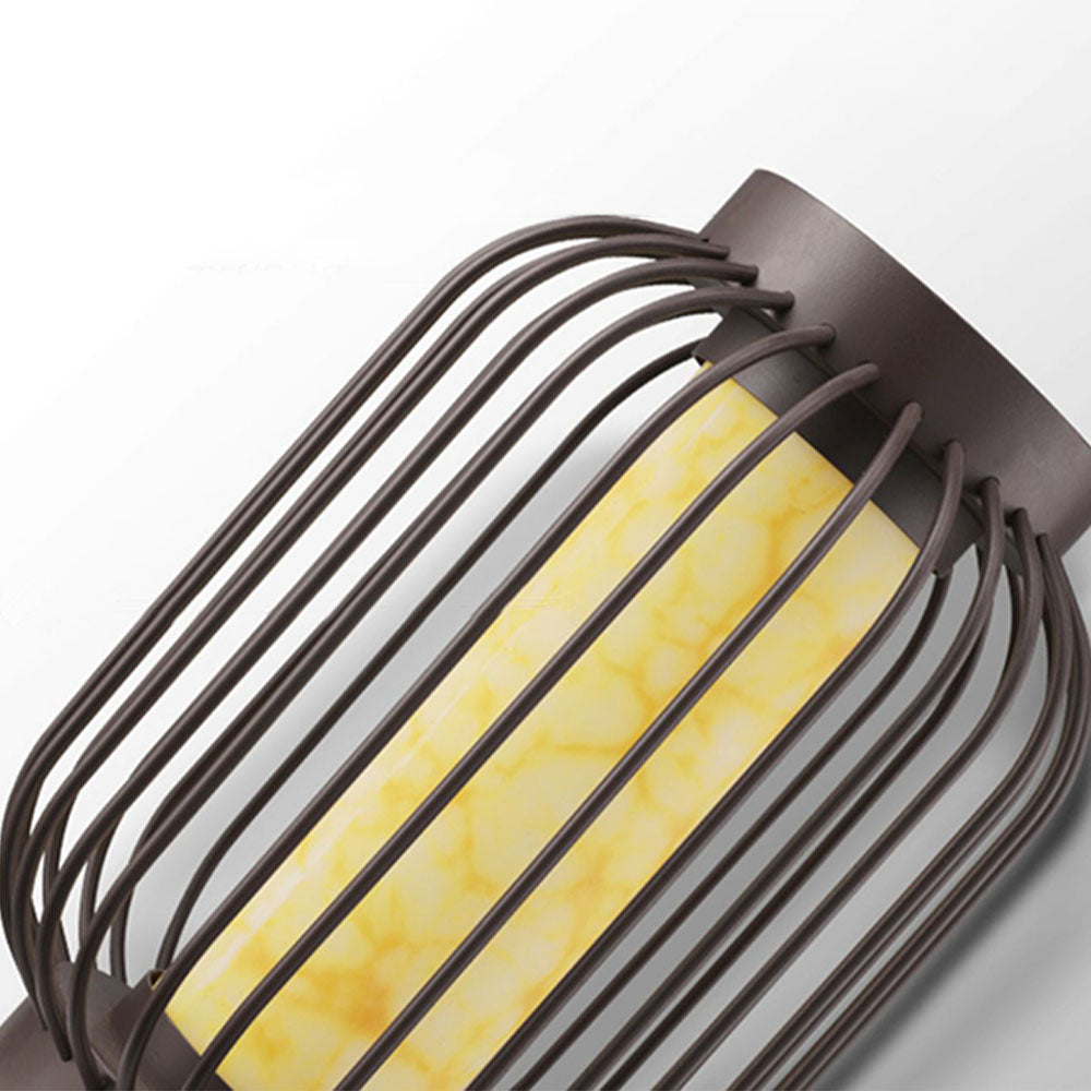Ray Vintage Elíptica Metal Lámpara Exterior Patio Jardín