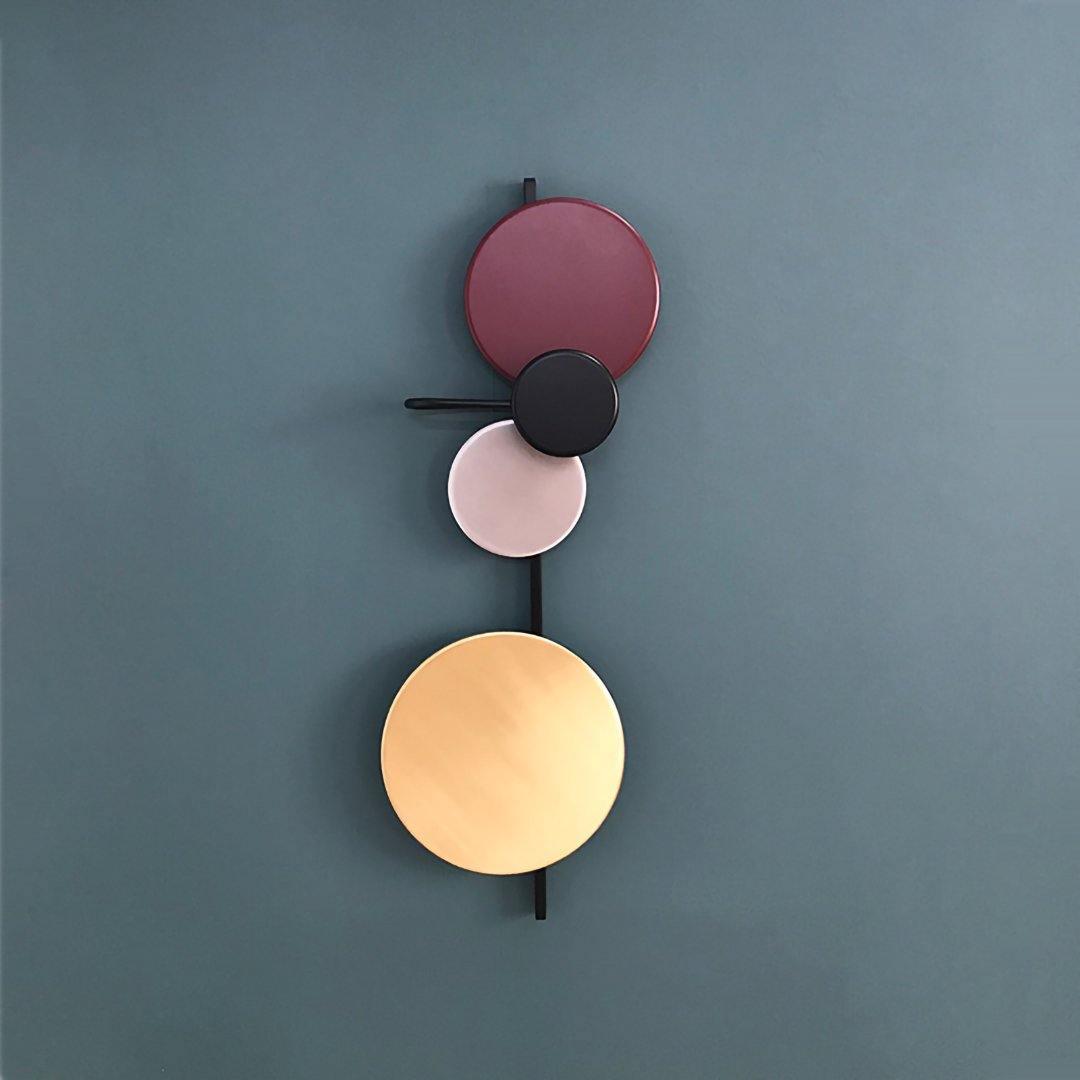 Mirq aplique de pared con discos artísticos magnéticos